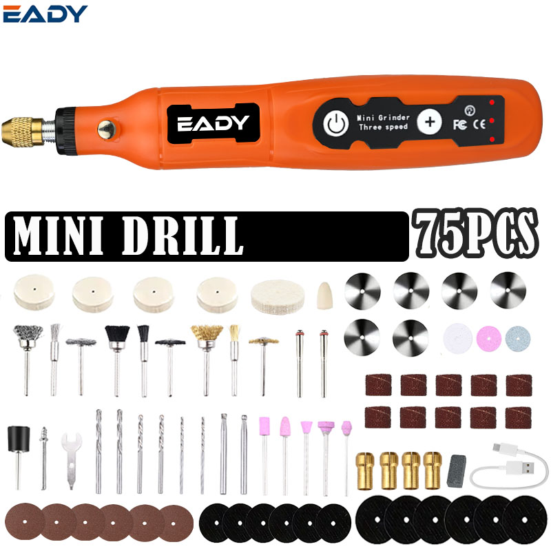 Workshop Tools For Carpentry - USB Cordless Mini Drill & Engraving
