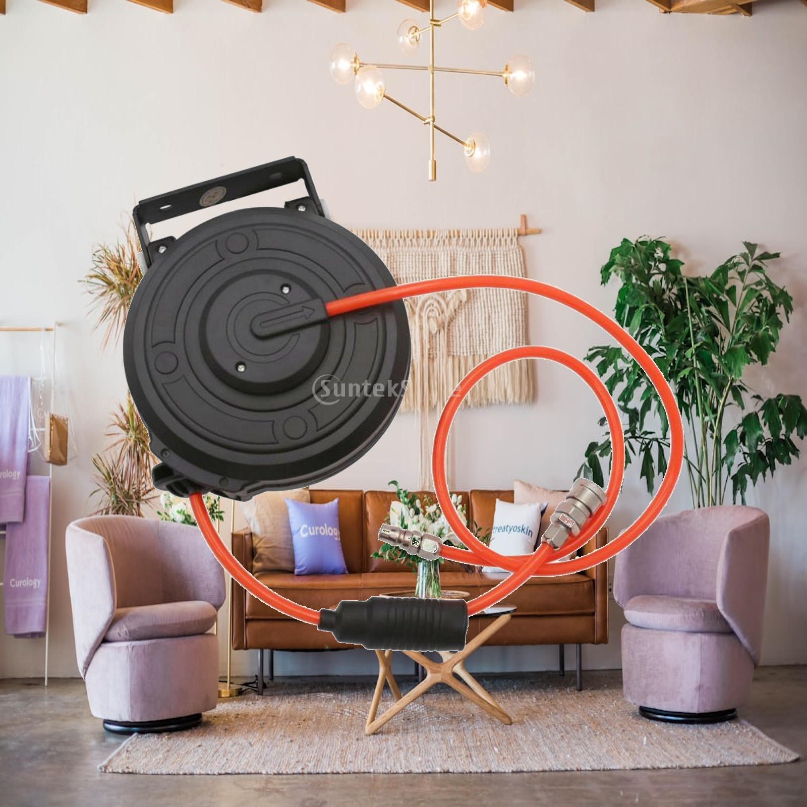 Tools For Workshop - Retractable Pneumatic Air Hose Reel Flexible