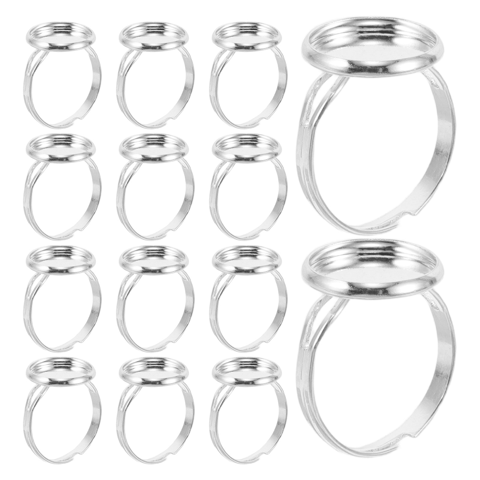 Tools Jewelry Making - 60Pcs Adjustable Ring Bases Blank Ring