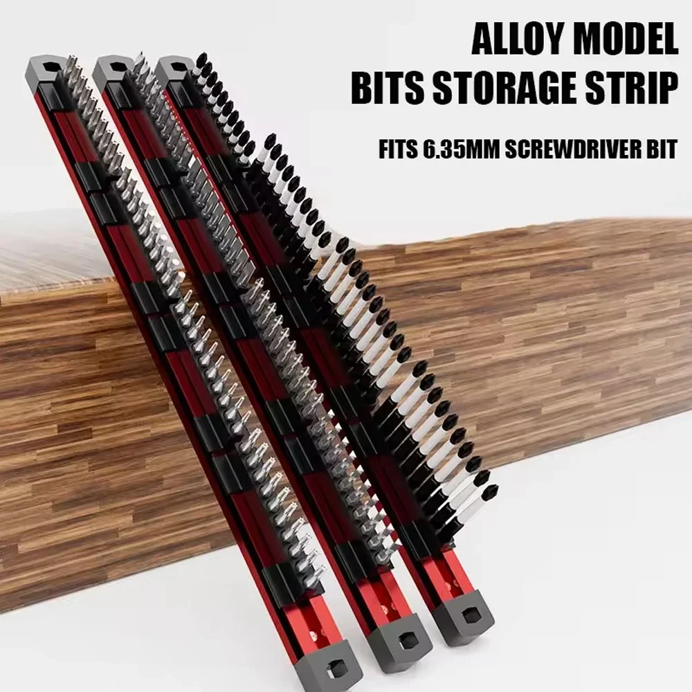 Workshop Tools Storage - Magnetic Screwdriver Bit Holder Organizer 40