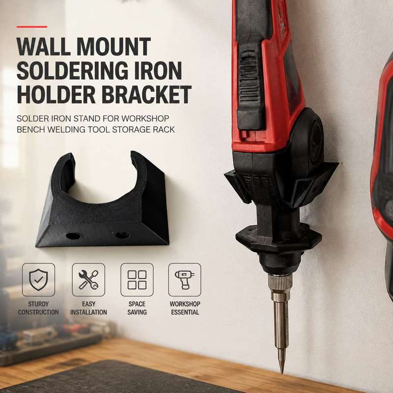 Wall Mount Soldering Iron Hold - огляд і ціна Welding Tools In Workshop