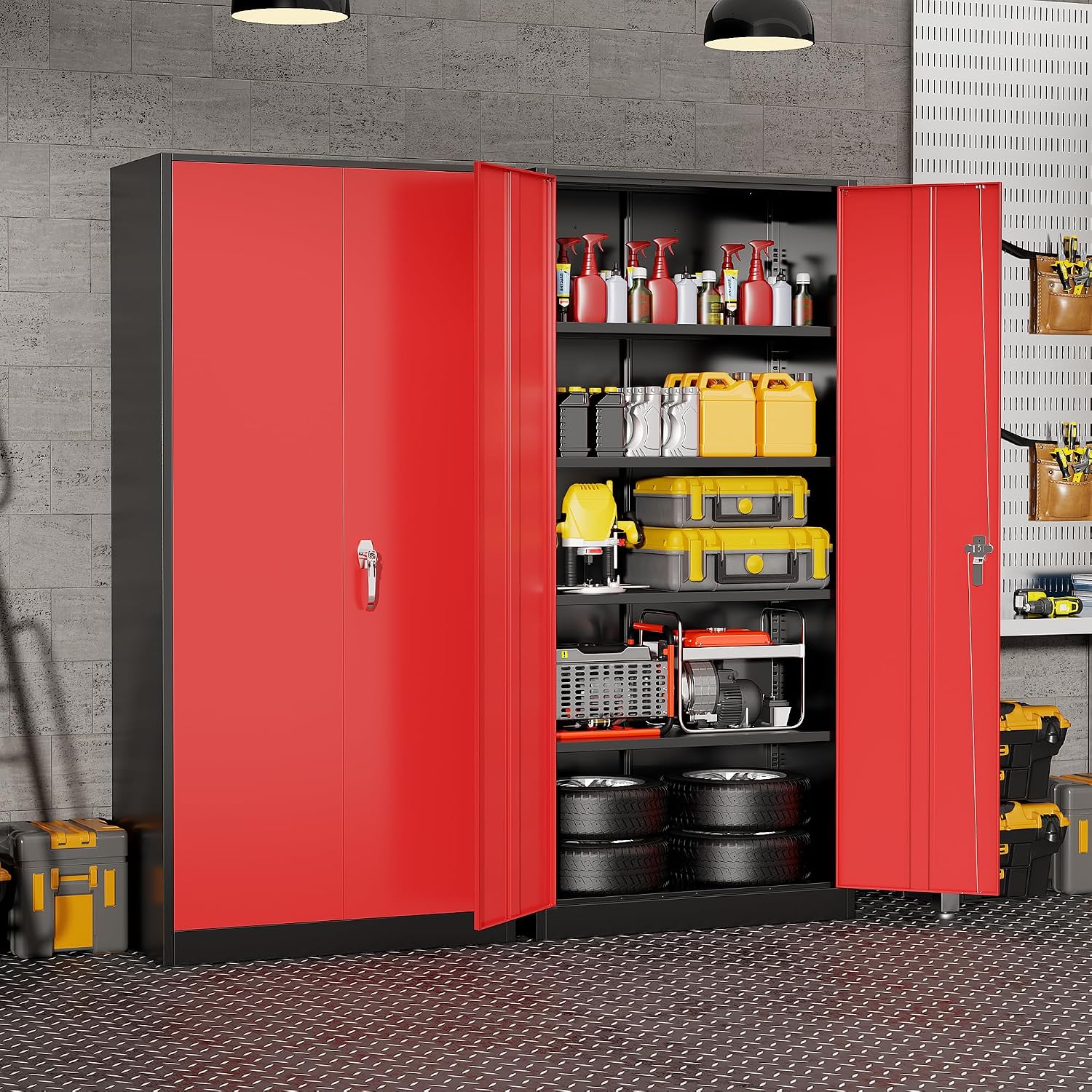 Heavy Duty Metal Garage Storag - огляд і ціна Workshop Tools Storage