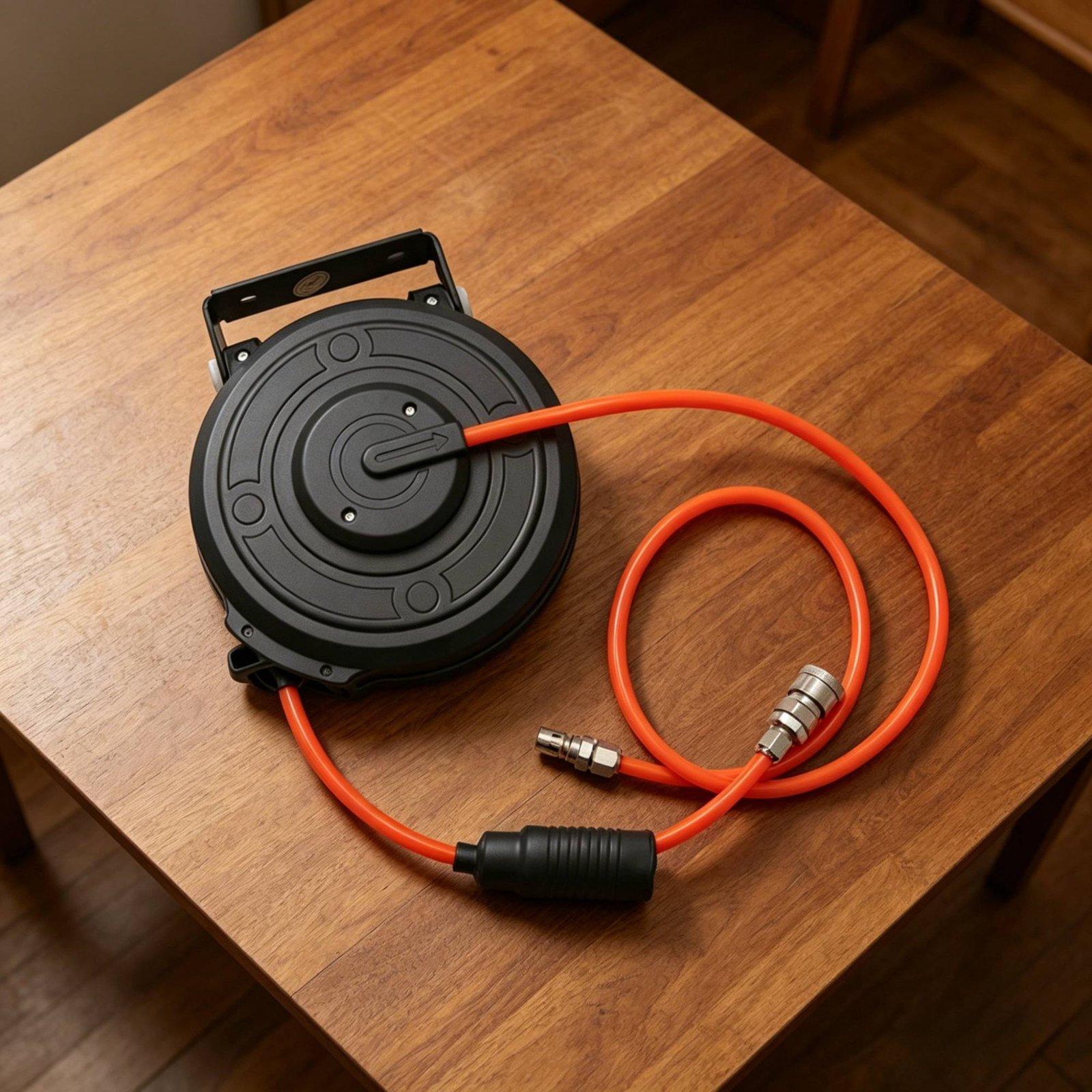 Retractable Pneumatic Air Hose - огляд і ціна Tools For Workshop