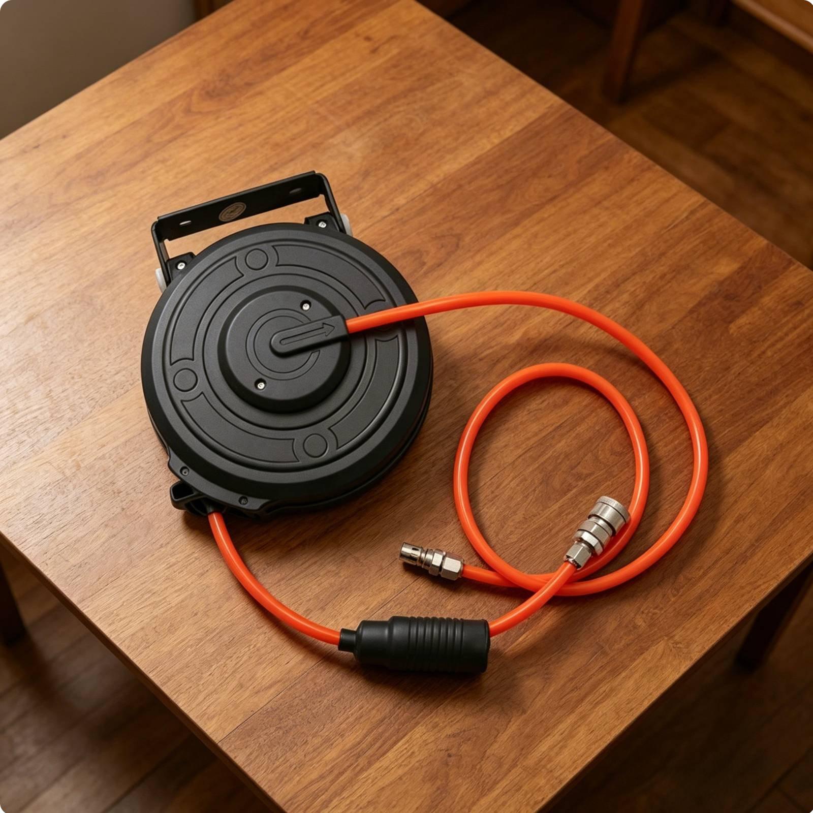 Retractable Pneumatic Air Hose - огляд і ціна Tools For Workshop