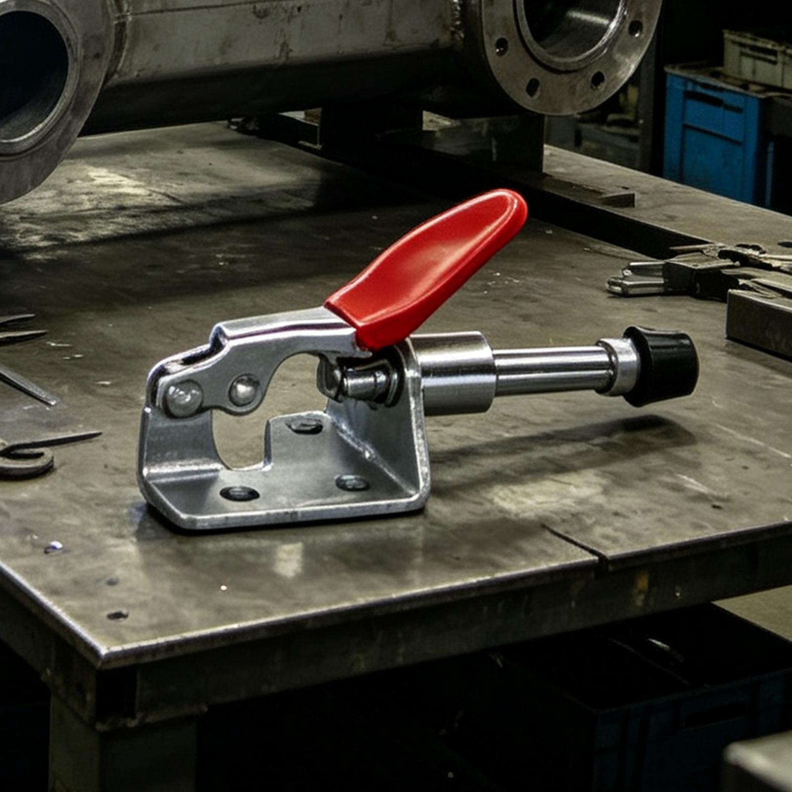 Horizontal Toggle Clamp 45kg H - огляд і ціна Welding Tools In Workshop