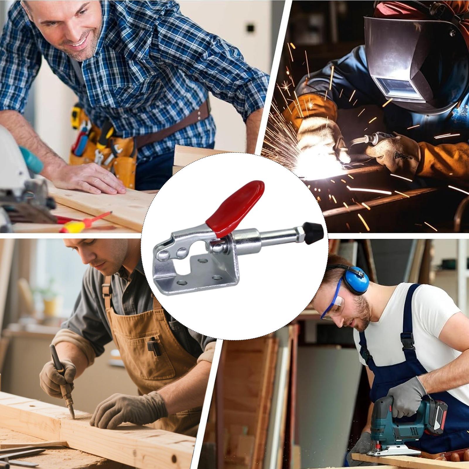 Horizontal Toggle Clamp 45kg H - огляд і ціна Welding Tools In Workshop