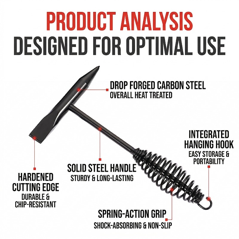 Welding Forged Slag Hammer Hig - огляд і ціна Welding Tools In Workshop