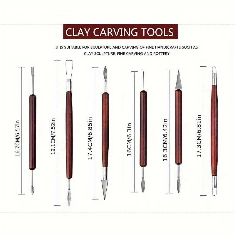 6PCS Sculpting Tool Pottery Wo - огляд і ціна Workshop Tools For Carpentry