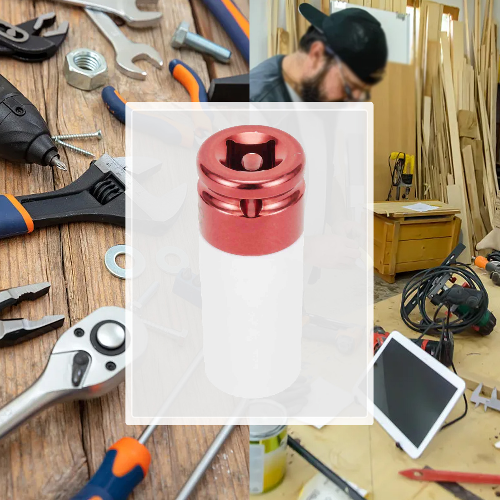 1Pc Metal Socket 17mm 19mm 21m - огляд і ціна Hand Tools And Workshop Equipment