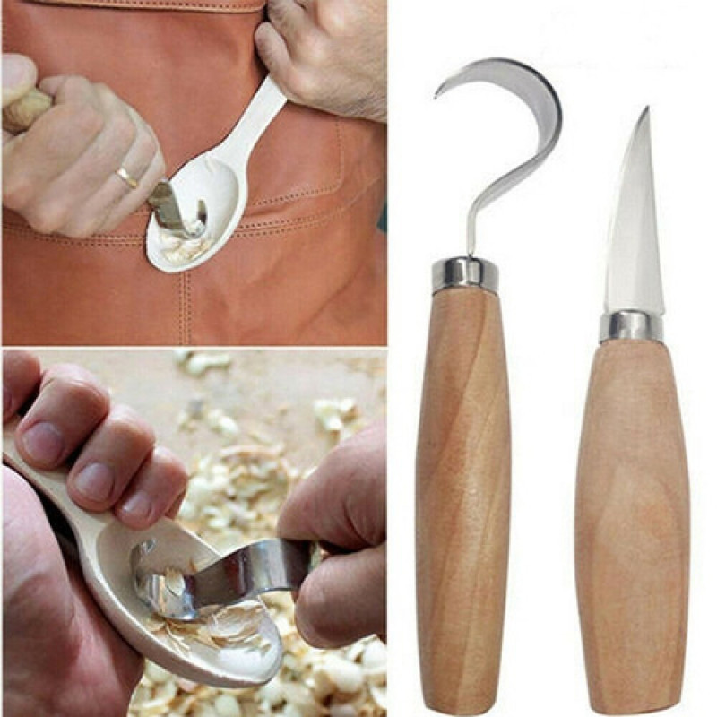 Wood Carving Knife Chisel Hook - огляд і ціна Workshop Tools For Carpentry