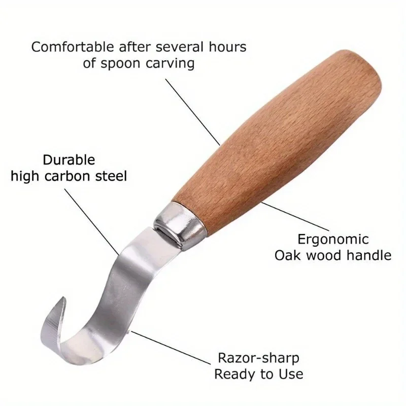 Wood Carving Knife Chisel Hook - огляд і ціна Workshop Tools For Carpentry