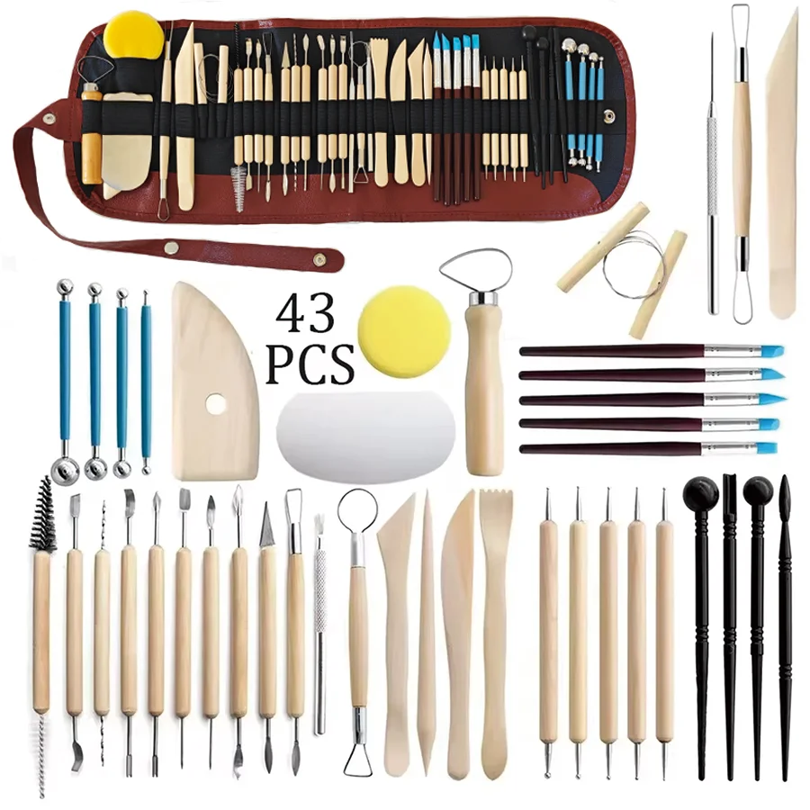 8-61PCS Pottery Tool Set - Cer - огляд і ціна Workshop Tools For Carpentry