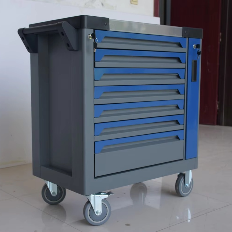 7-Drawer Lockable Rolling Stee - огляд і ціна Workshop Tools Storage