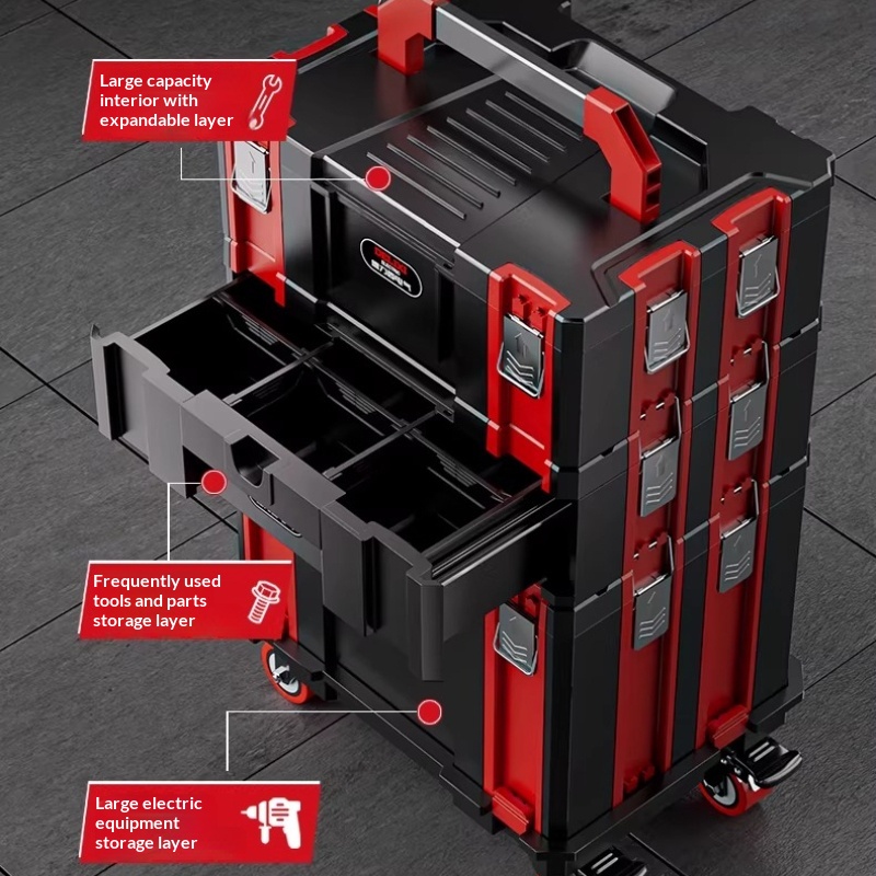 Modular Stackable Tool Case To - огляд і ціна Workshop Garage Tools Manufacturer